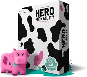 Christmas gift ideas for the whole family include this Herd Mentality board game.