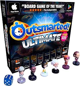 Christmas gift ideas for the whole family of an Outsmarted Ultimate board game.
