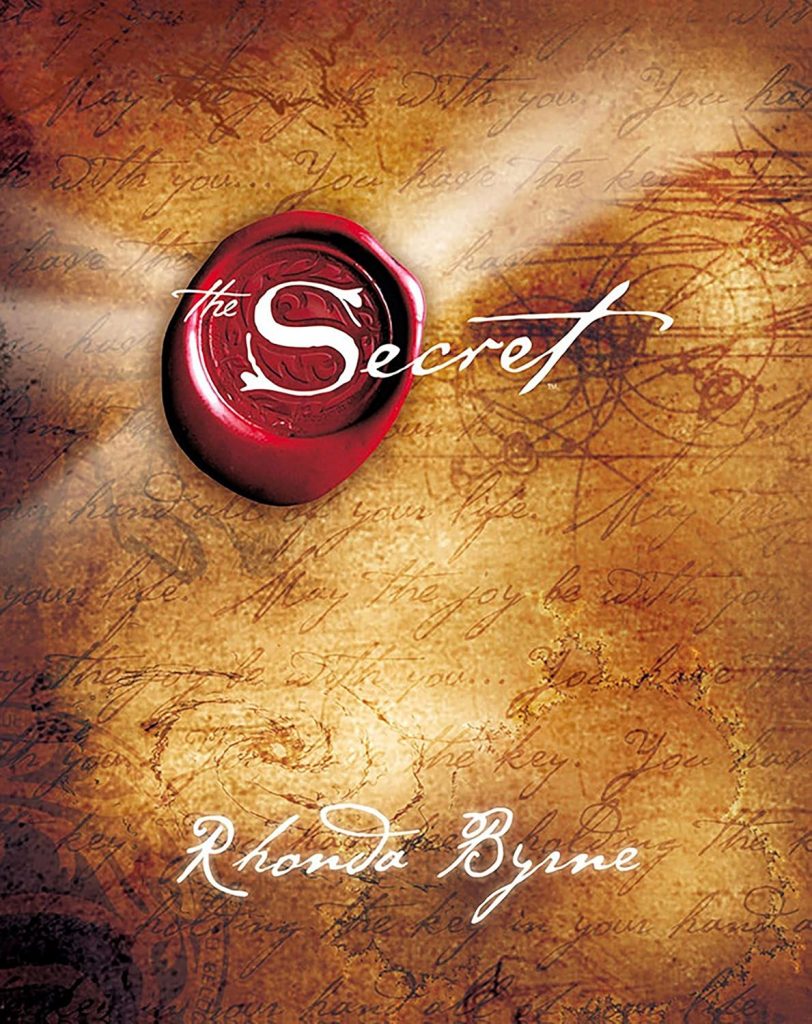 Front cover of The Secret book by Rhonda Byrne.